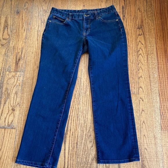 Gap Curvy Straight Five Pocket Dark Wash Jeans Size 6/28s - Picture 1 of 10